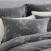 Private Collection Charcoal Maisey Stonewashed Cotton Quilt Cover Set