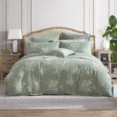 Private Collection Moss Maisey Stonewashed Cotton Quilt Cover Set