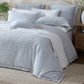 Private Collection Denim Althea Cotton Quilt Cover Set