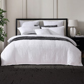 Private Collection White Viva Cotton Quilt Cover Set