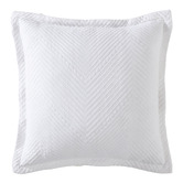 Private Collection White Viva Square Cotton Cushion