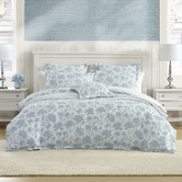 Private Collection Bloom Yarn-Dyed Jacquard Quilt Cover Set