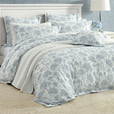 Private Collection Bloom Yarn-Dyed Jacquard Quilt Cover Set