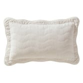 Private Collection Ivory Indiana Rectangular Cotton Cushion