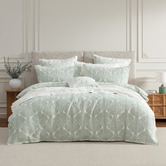 Private Collection Monsera Jacquard Quilt Cover Set