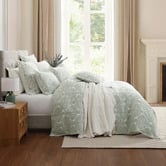 Private Collection Monsera Jacquard Quilt Cover Set