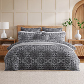 Private Collection Charcoal Mayfair Jacquard Quilt Cover Set