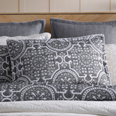 Private Collection Charcoal Mayfair Jacquard Quilt Cover Set