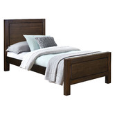 Hawthorne Home Brushed Umber Sanford Pine Wood Bed Frame