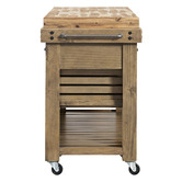 Hawthorne Home Hunter Pine Kitchen Cart