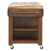 Hawthorne Home Pedro Pine Kitchen Cart