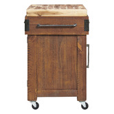 Hawthorne Home Riviera Wooden Kitchen Cart