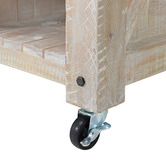 Hawthorne Home Finnegan Wooden Kitchen Cart
