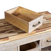 Hawthorne Home Finnegan Wooden Kitchen Cart