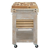 Hawthorne Home Yukon Wooden Kitchen Cart