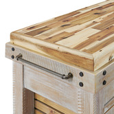Hawthorne Home Yukon Wooden Kitchen Cart
