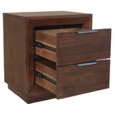 Hawthorne Home Denham Pine Wood Bedside Table