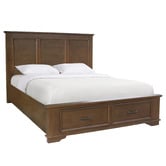 Hawthorne Home Isadora Pine Wood Bed Frame with Storage Drawers