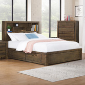 Hawthorne Home Oliver Bed Frame with Bookcase &amp; Drawers