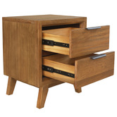 Hawthorne Home California Pine Wood Bedside Table