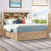 Hawthorne Home Oliver Bed Frame with Bookcase &amp; Drawers