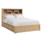 Hawthorne Home Oliver Bed Frame with Bookcase &amp; Drawers