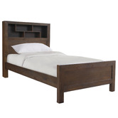 Hawthorne Home Oliver King Single Bookcase Bed Frame