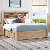 Hawthorne Home Oliver Bed Frame with Bookcase &amp; Drawers