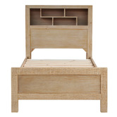 Hawthorne Home Oliver King Single Bookcase Bed Frame