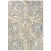 Morris &amp; Co Linen Pure Pimpernel Hand-Tufted Rug