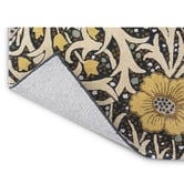 Morris &amp; Co Teal Seaweed Hand-Tufted Wool-Blend Rug