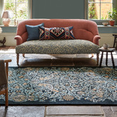 Morris &amp; Co Blue Bird Hand-Tufted Pure New Wool Rug
