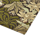 Morris &amp; Co Vine Green Bower Hand-Tufted Pure New Wool Rug
