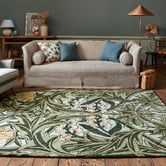 Morris &amp; Co Bluebell Hand-Tufted Pure New Wool Rug