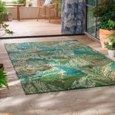Morris &amp; Co Acanthus Hand-Tufted Outdoor Rug