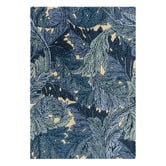 Morris &amp; Co Indigo Acanthus Hand-Tufted Outdoor Rug