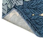 Morris &amp; Co Indigo Acanthus Hand-Tufted Outdoor Rug