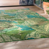 Morris &amp; Co Acanthus Hand-Tufted Outdoor Rug