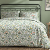 Morris &amp; Co Celadine Cotton Quilt Cover Set