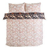 Morris &amp; Co Wild Tulip Cotton Percale Quilt Cover Set