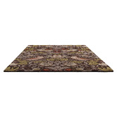 Morris &amp; Co Grape Strawberry Thief Hand-Tufted Pure New Wool Rug