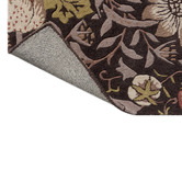 Morris &amp; Co Grape Strawberry Thief Hand-Tufted Pure New Wool Rug