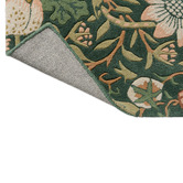 Morris &amp; Co Forest Strawberry Thief Hand-Tufted Pure New Wool Rug