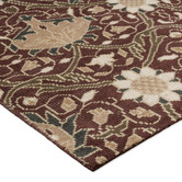 Morris &amp; Co Russet Montreal Hand-Knotted Pure New Wool Rug