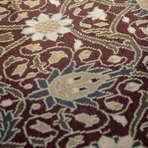 Morris &amp; Co Russet Montreal Hand-Knotted Pure New Wool Rug