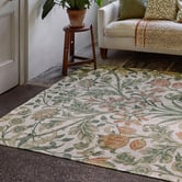 Morris &amp; Co Hyacinth Jacquard-Woven Wool-Blend Rug