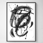 Arthouse Collective Black &amp; White Dreams Printed Wall Art