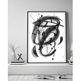 Arthouse Collective Black &amp; White Dreams Printed Wall Art