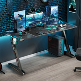 Aerocool Black Eureka Z60 Ergonomic Gaming Desk with RGB LEDs