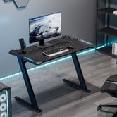Aerocool Black Eureka Z1-S Ergonomic Gaming Desk